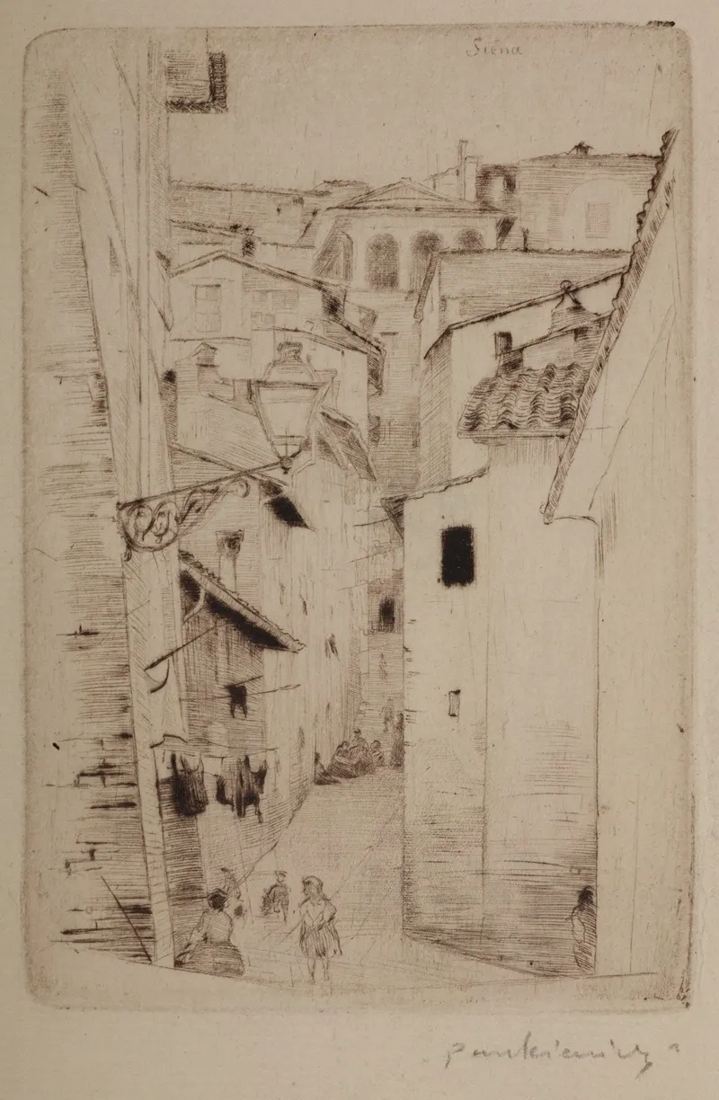 Street In Siena Ii