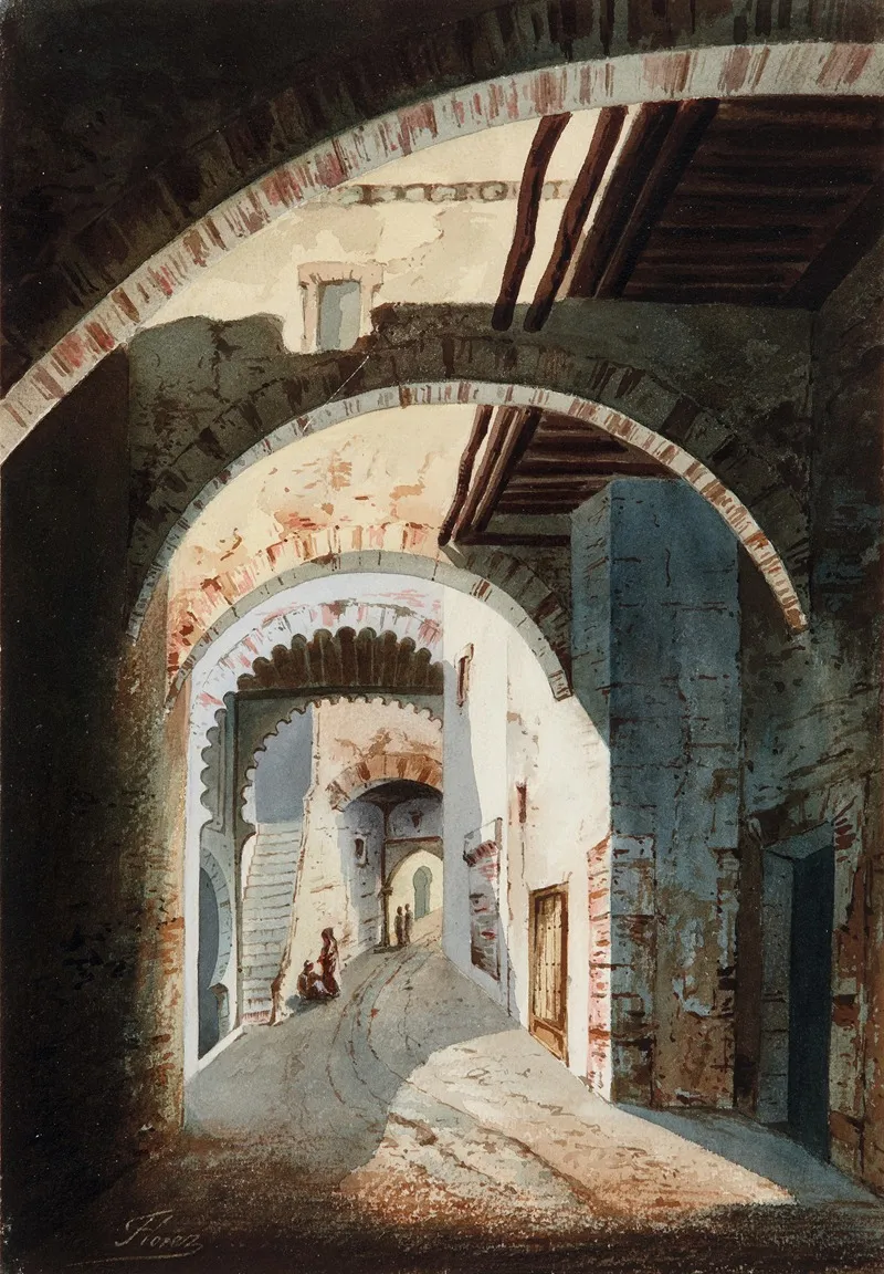 Street In Tetouan Wall Art by Eduardo Flórez Ibáñez - High-Resolution Digital Print