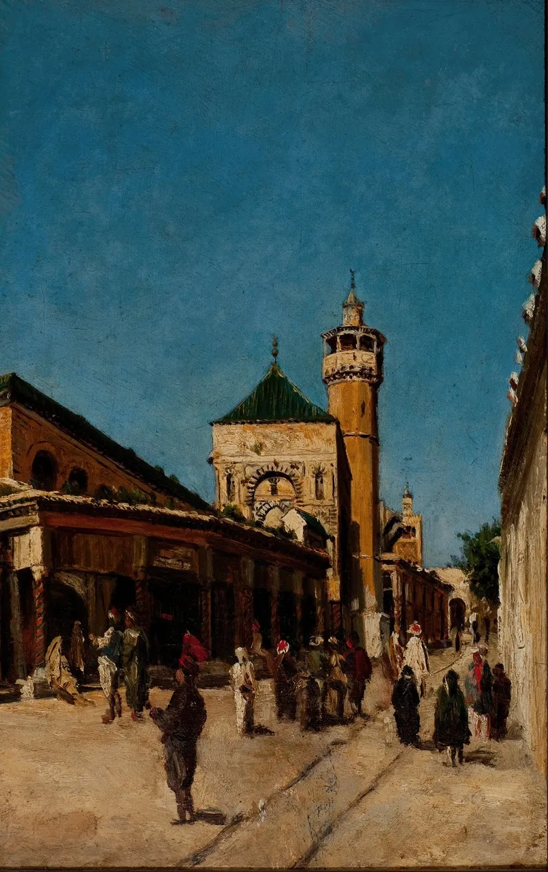 Street In Tunis Wall Art by Georg Grimm - High-Resolution Digital Print