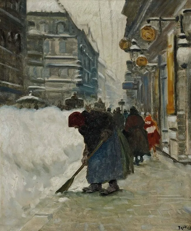 Street Scene 2 Wall Art by Antal Berkes - High-Resolution Digital Print