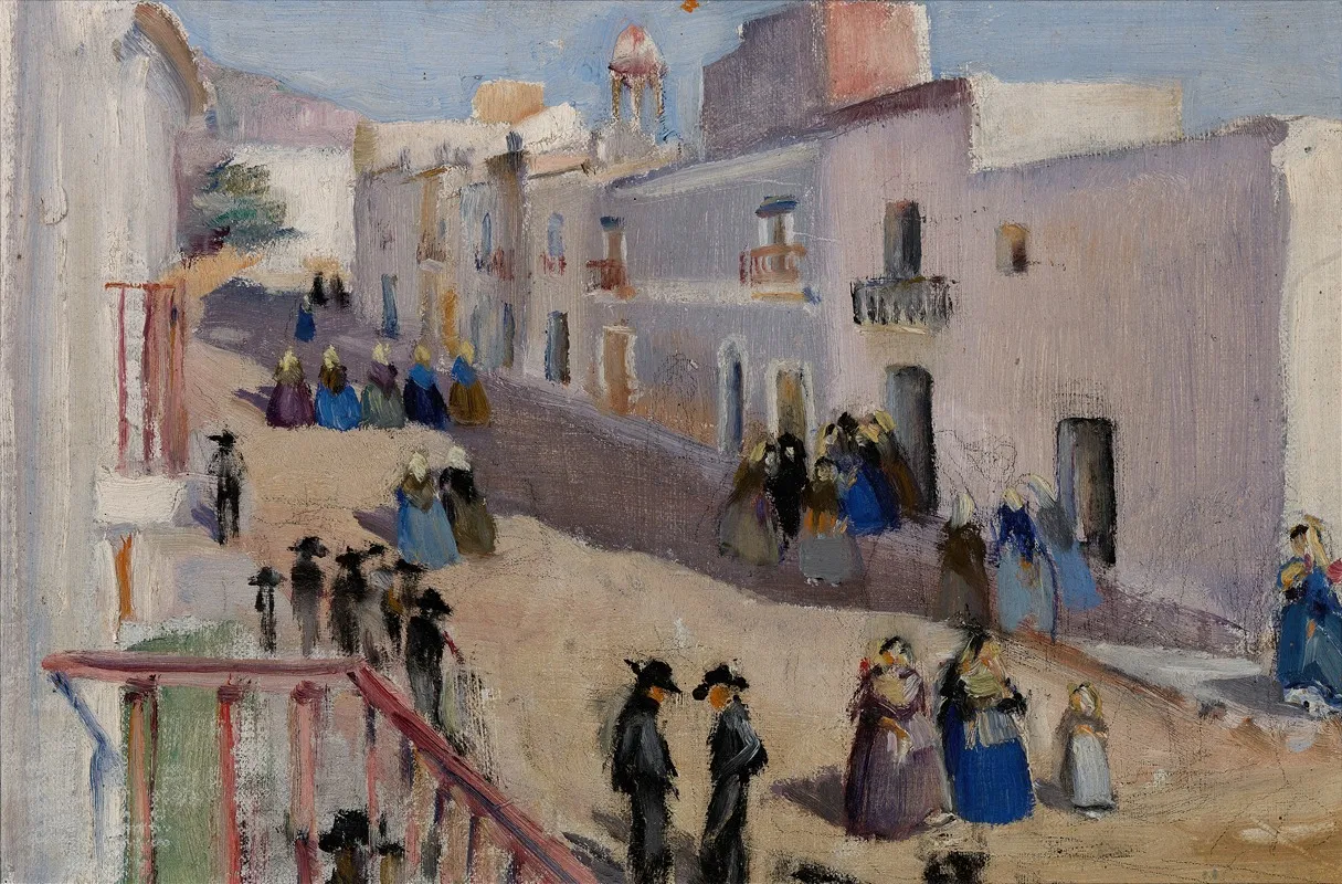 Street Scene Wall Art by Eleanor Harris - High-Resolution Digital Print