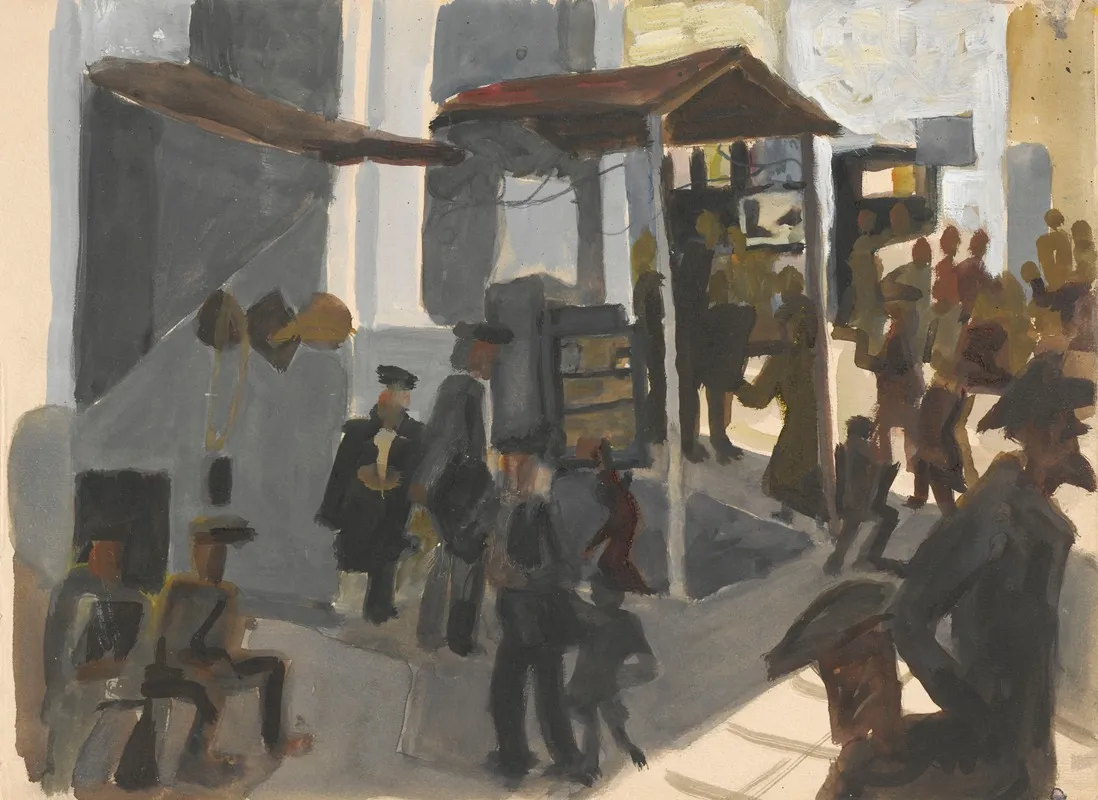 Street With A Shoemakers Workshop Ii