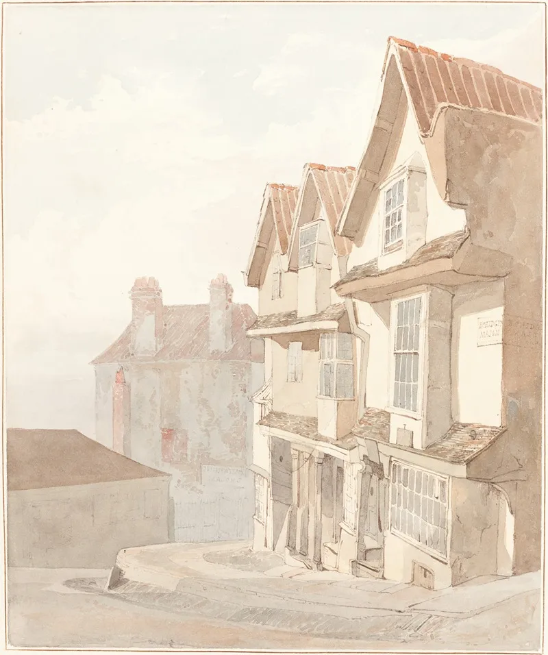 Street With Buildings Wall Art by Robert Dixon - High-Resolution Digital Print