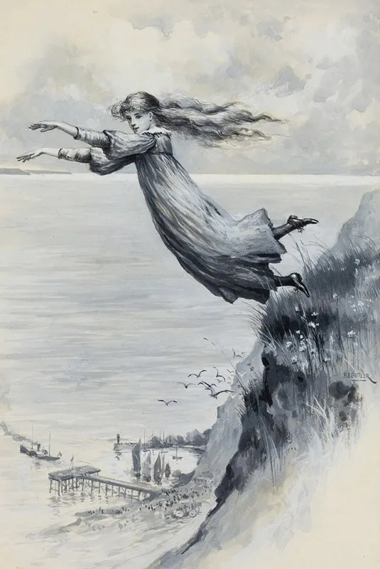 Stretch Out Your Hands To Float Over To France Wall Art by Herbert E. Butler - High-Resolution Digital Print