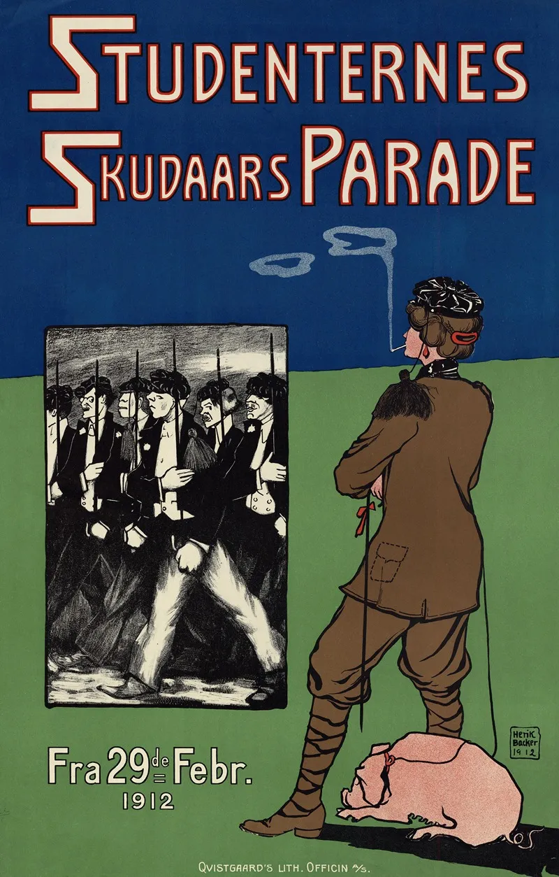 Studenternes Skudaarsparade Wall Art by Henrik Backer - High-Resolution Digital Print