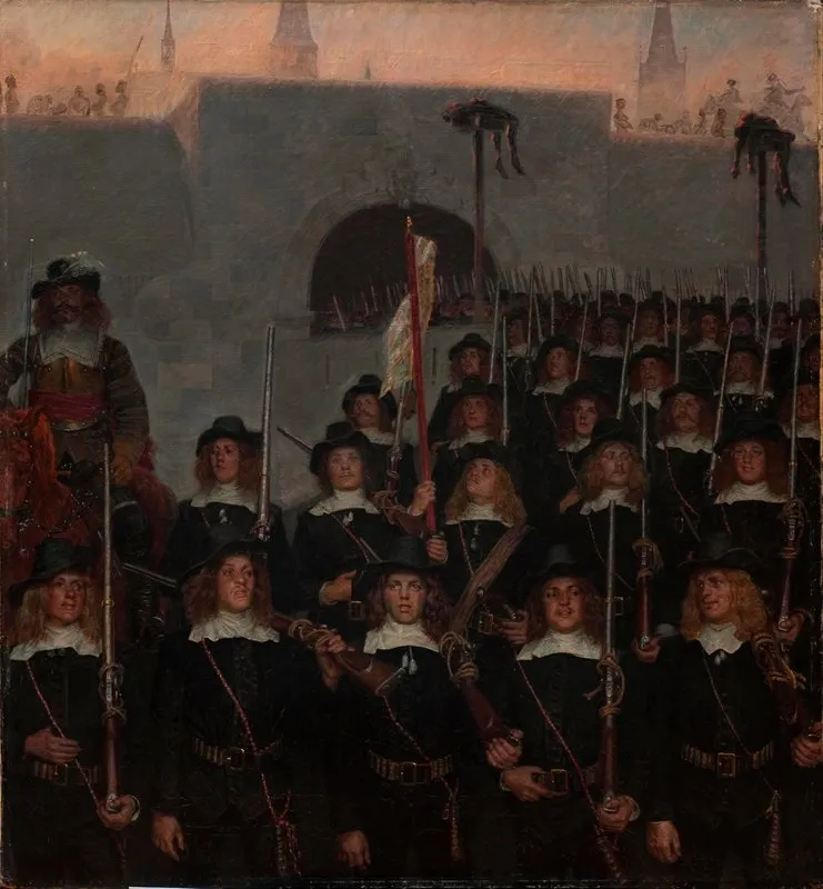 Students Leave To Defend Copenhagen In 1658