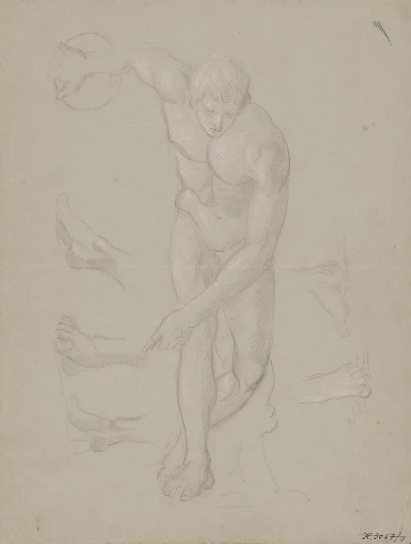 Studia Muza S Diskom Wall Art by František Janček - High-Resolution Digital Print