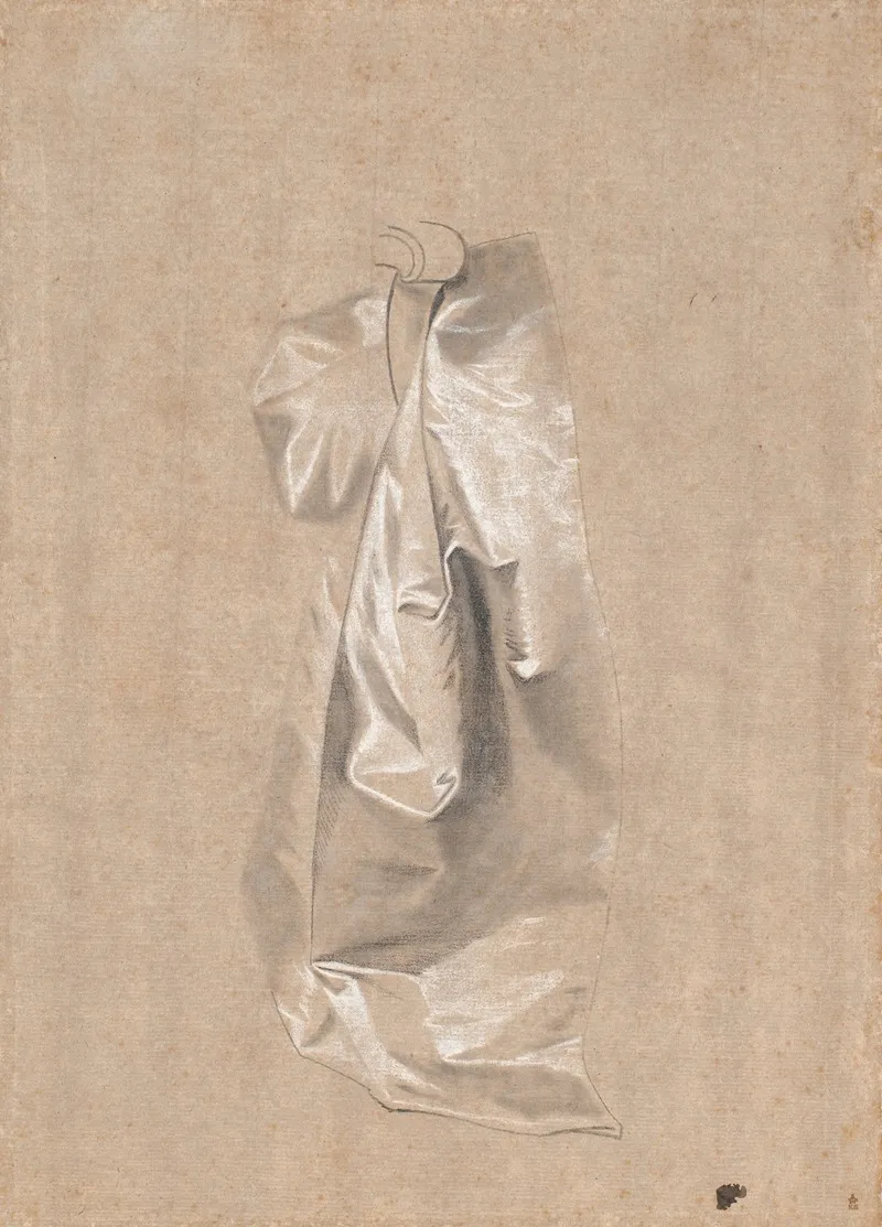 Studie Af En Silkenederdel Wall Art by Jens Juel - High-Resolution Digital Print