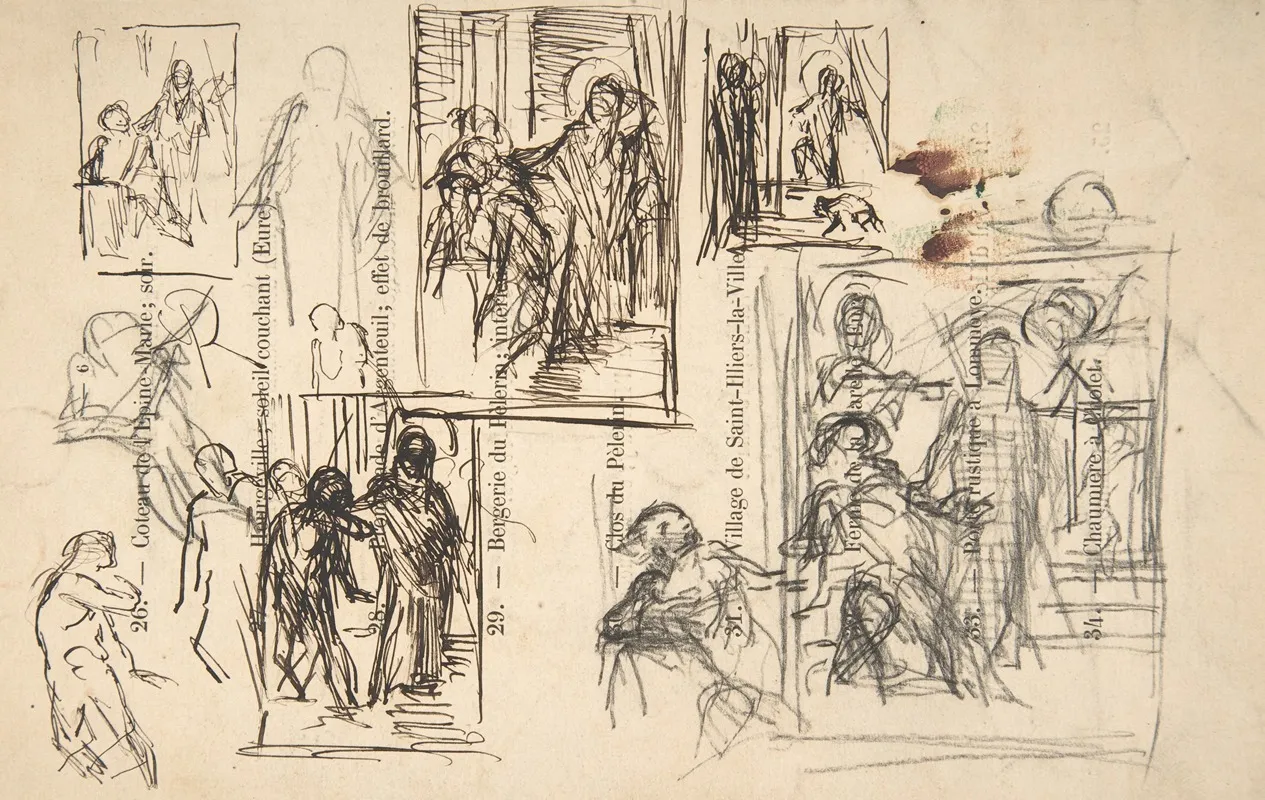 Studies For A Figure Composition