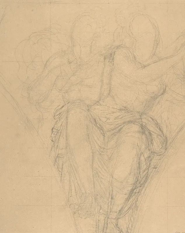 Studies For The Allegorical Figure Of The City Of Piacenza