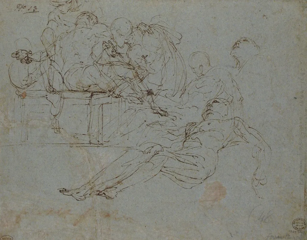 Studies For The Burial Of Christ