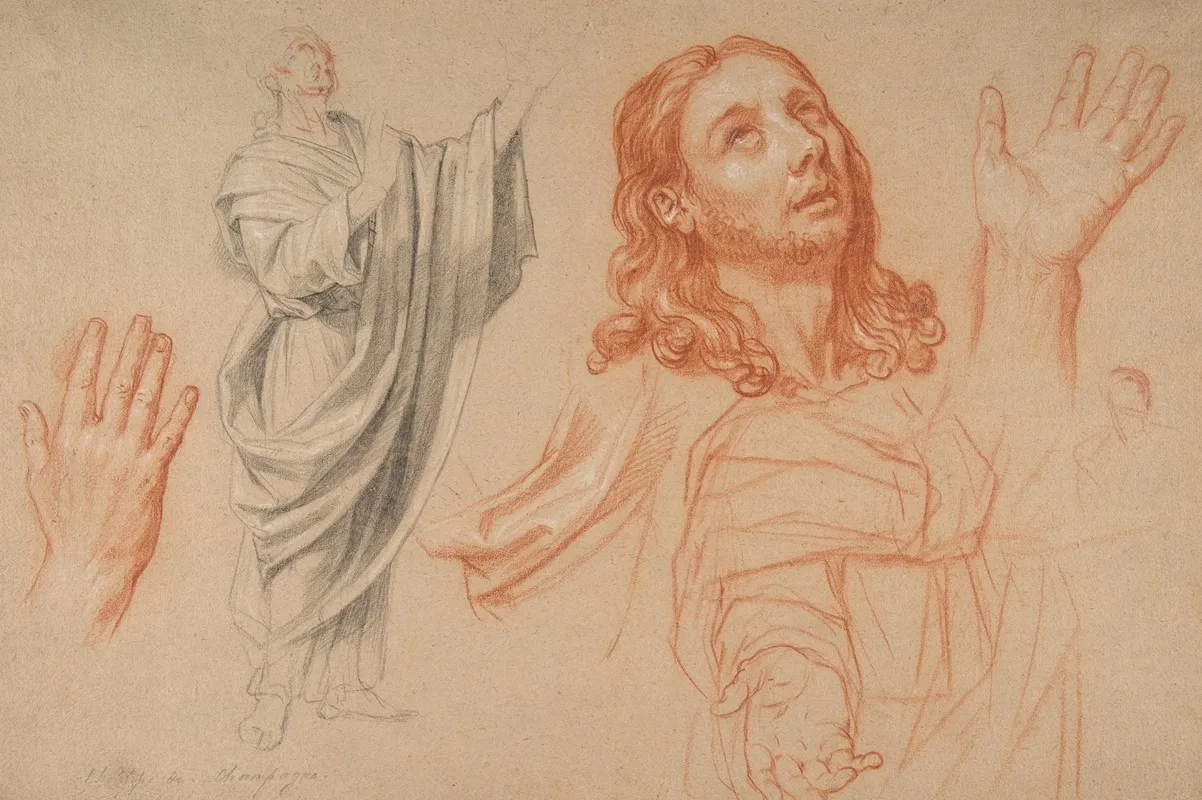 Studies For The Conversion Of The Jailer Before Saint Paul And Silas