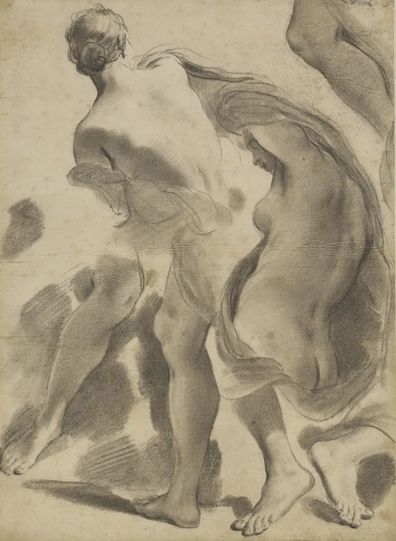 Studies Of Female Nudes 2 Wall Art by Gaetano Gandolfi - High-Resolution Digital Print