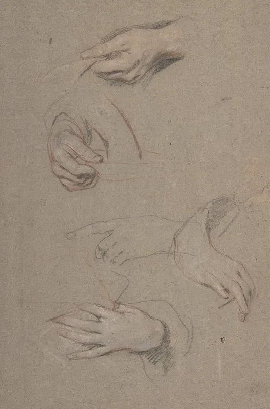 Studies Of Hands 4
