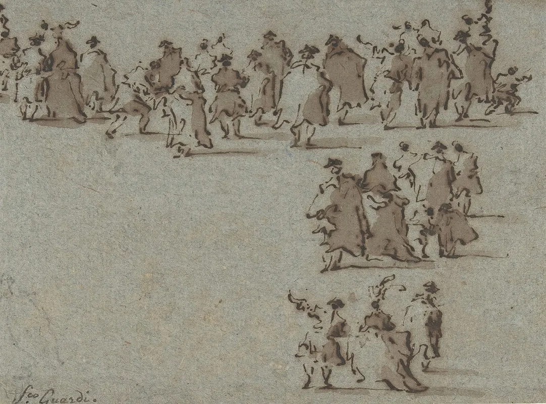 Studies Of Walking Figures