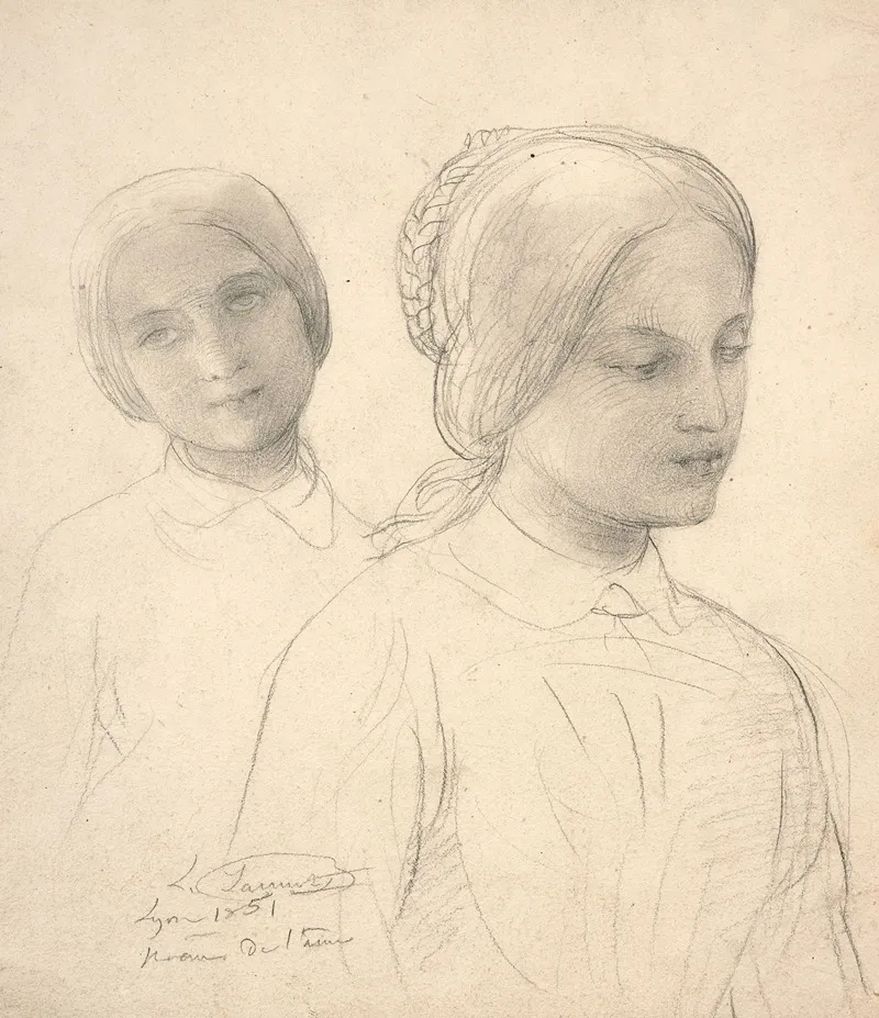 Studies Of Women For Le Poeme De Lame