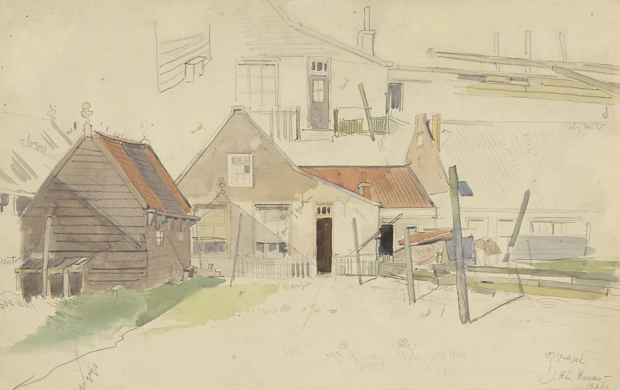 Studies Van Huizen In De Vinkenbuurt Amsterdam 2