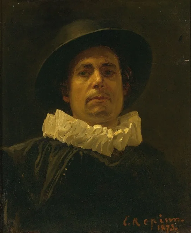 Study For A Man In Spanish Costume Wall Art by Ilya Efimovich Repin - High-Resolution Digital Print