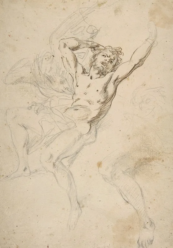 Study For A Prometheus Bound Wall Art by Salvator Rosa - High-Resolution Digital Print