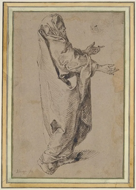 Study For A Standing Virgin Mary