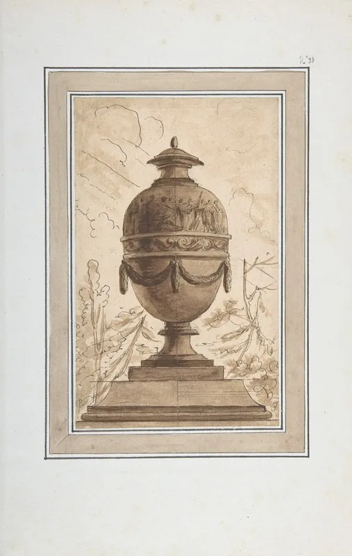 Study For A Vase In A Suite Of Vase Designs