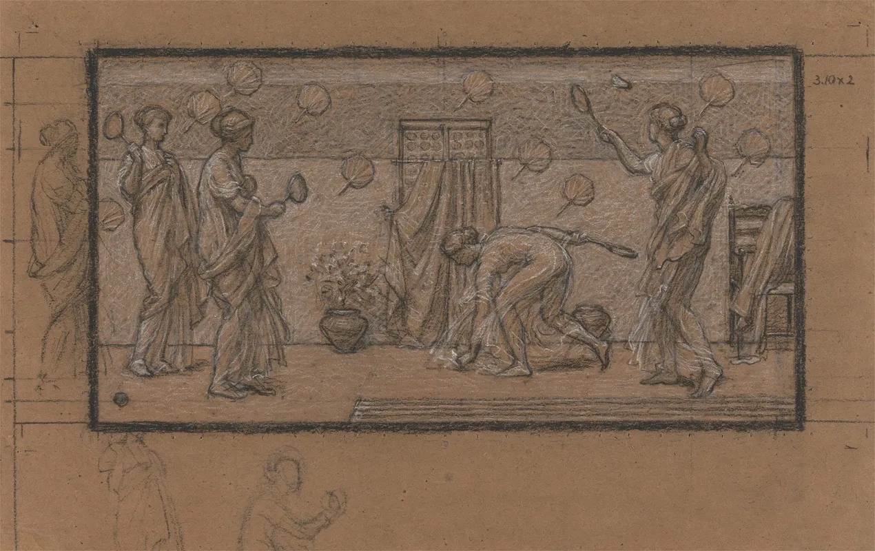 Study For Battledore And Shuttlecock