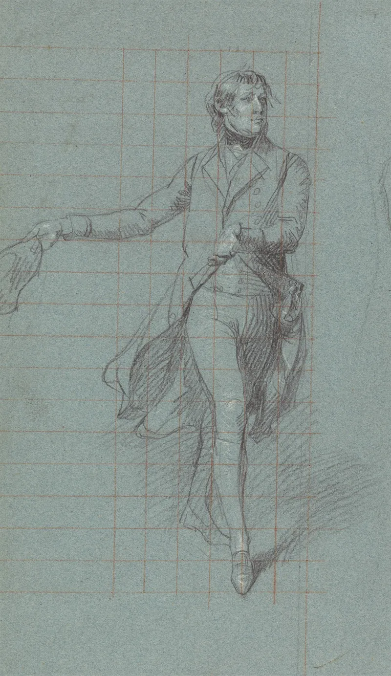 Study For Captain William George Fairfax For The Painting The Victory Of Lord Duncan