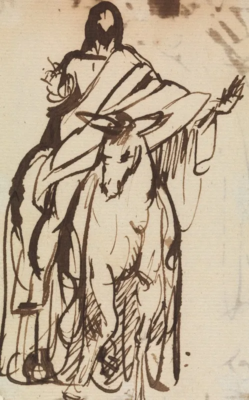 Study For Christs Entry Into Jerusalem 2