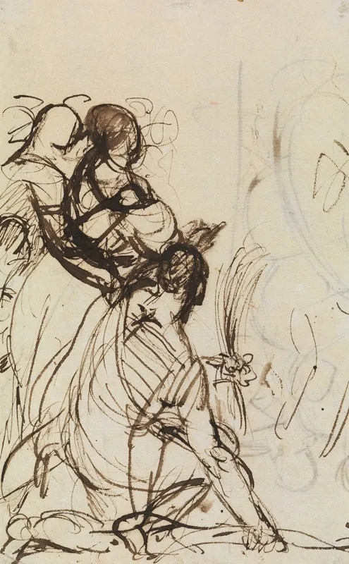 Study For Christs Entry Into Jerusalem 5