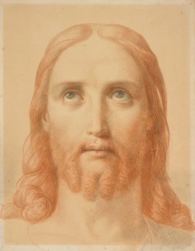 Study For Christus Consolator Wall Art by Ary Scheffer - High-Resolution Digital Print