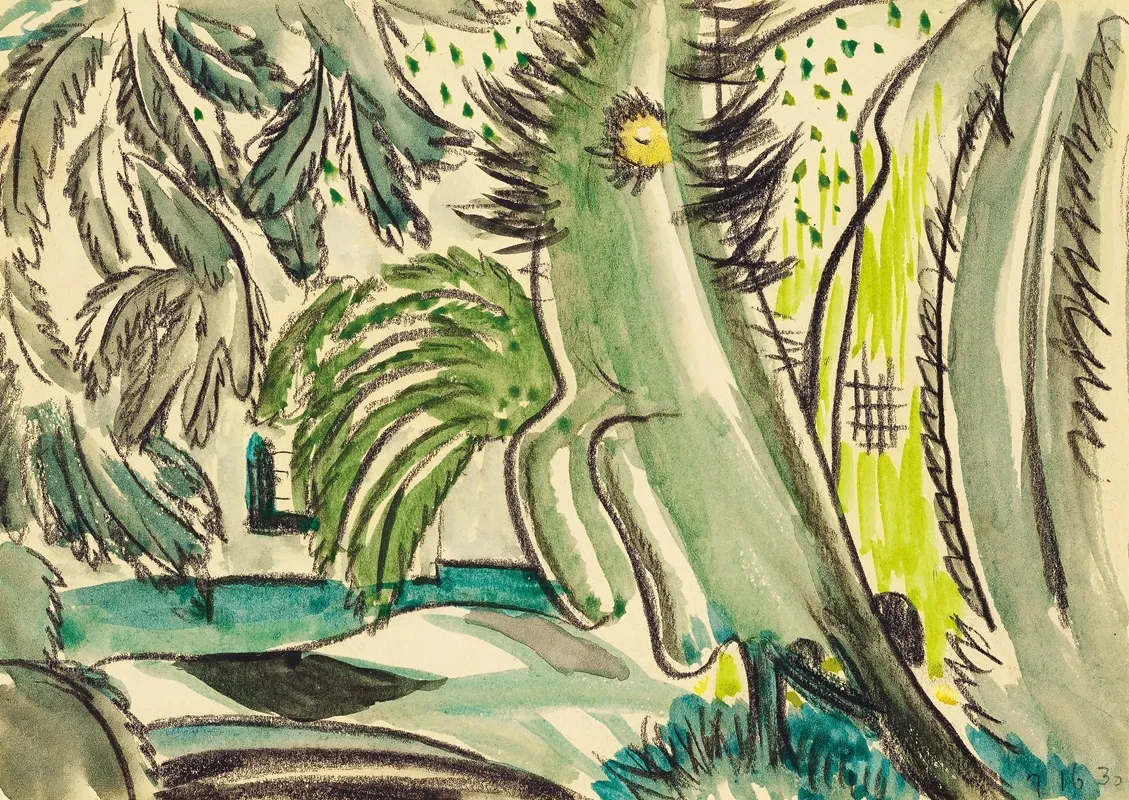 Study For Dancing Tree