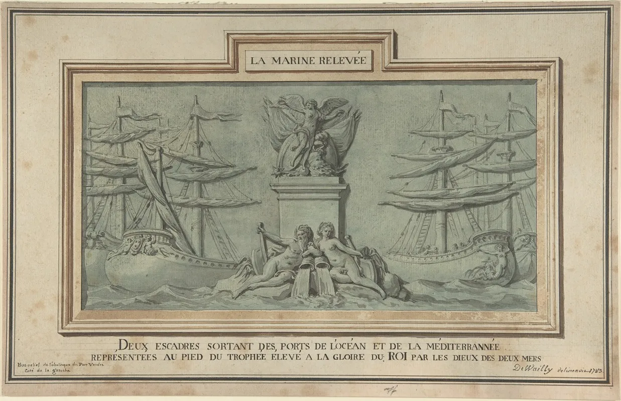 Study For Decoration Of The Obelisk At Port Vendres