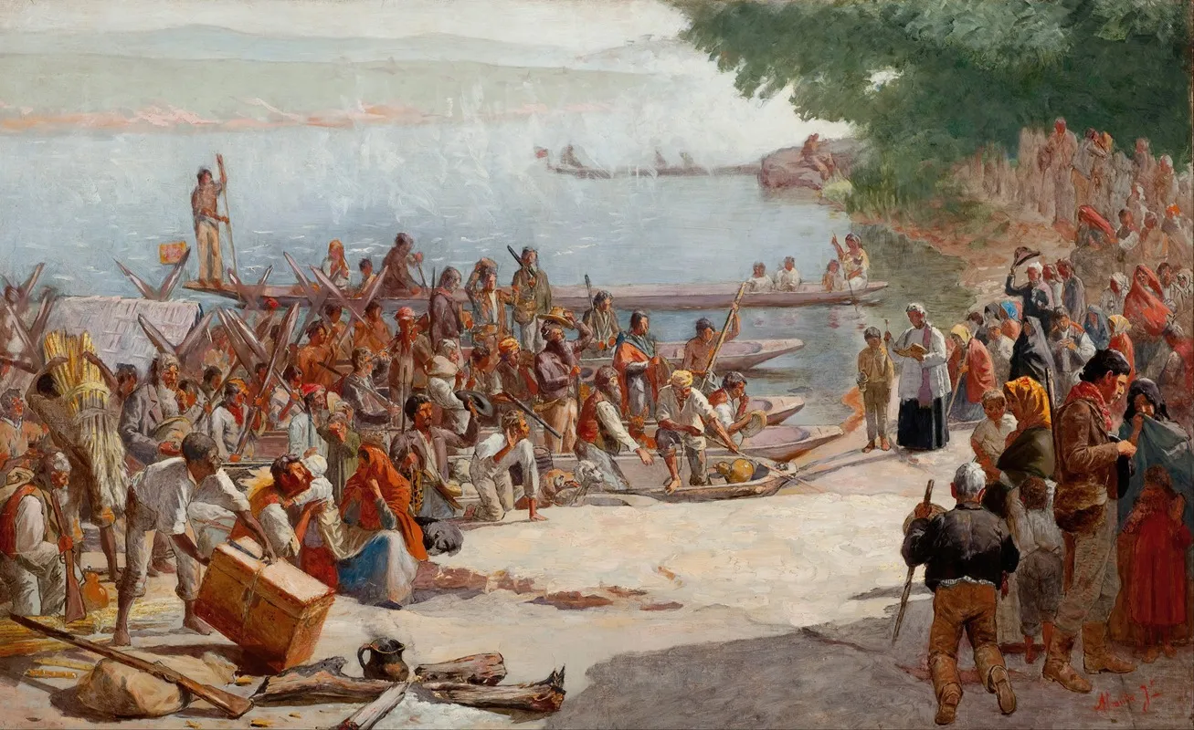 Study For Departure Of The Moncao
