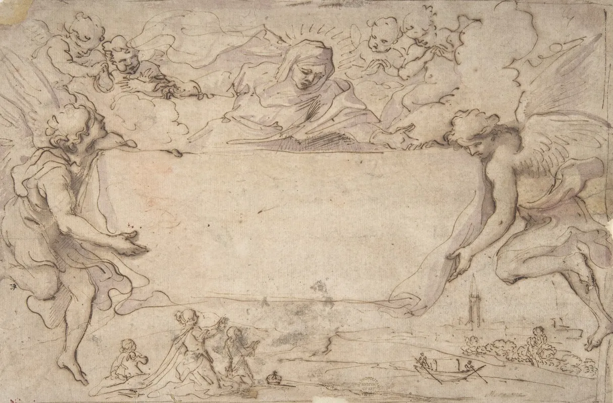 Study For Ex Voto Picture Wall Art by Ludovico Lana - High-Resolution Digital Print