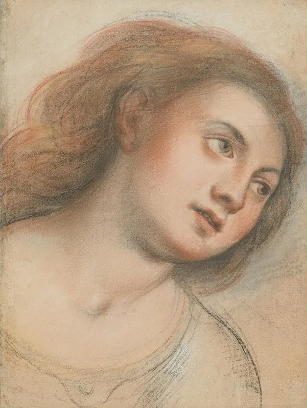 Study For Female Head Wall Art by Carlo Francesco Nuvolone - High-Resolution Digital Print
