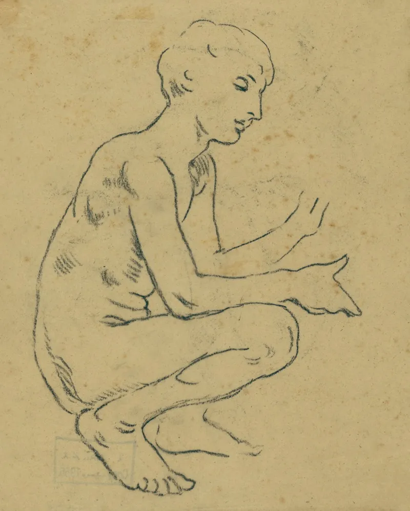 Study For Figure Of Arts 2
