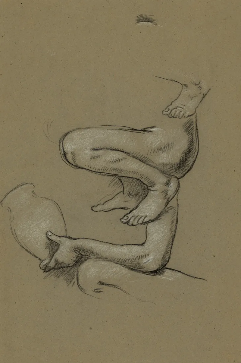 Study For Figure Of Arts In The Mural Peace And Prosperity No 1