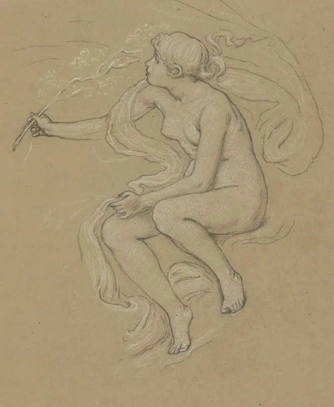 Study For Figure Of Spring