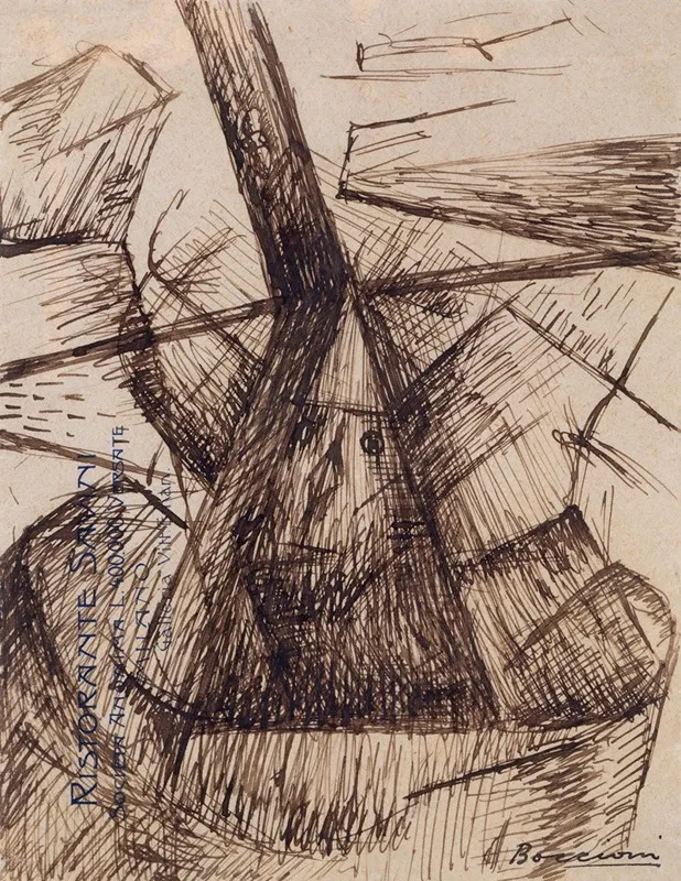 Study For Fusion Of A Head And A Window