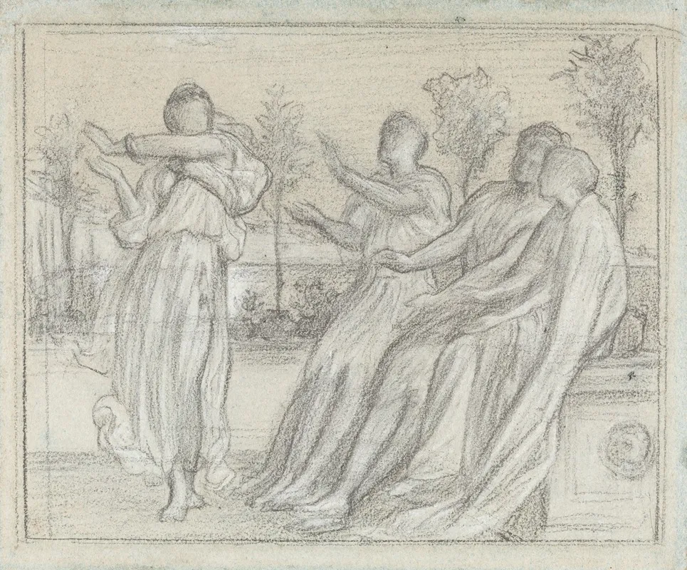 Study For Greek Girl Dancing