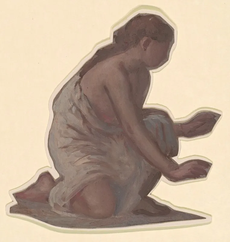 Study For Greek Girls Bathing Xiii