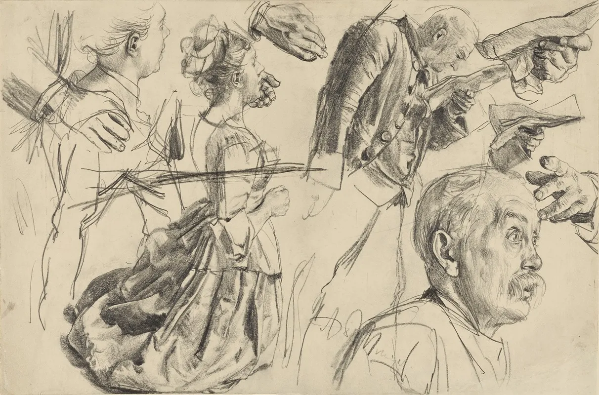 Study For Heinrich Von Kleists Broken Jug