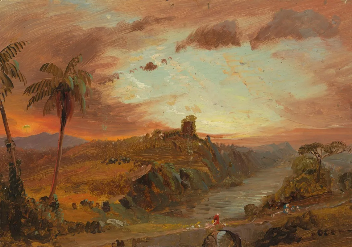 Study For Imaginary S American Landscape