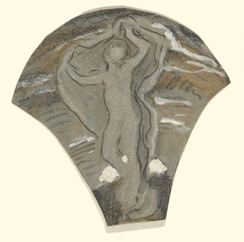 Study For Luna 3 Wall Art by Elihu Vedder - High-Resolution Digital Print