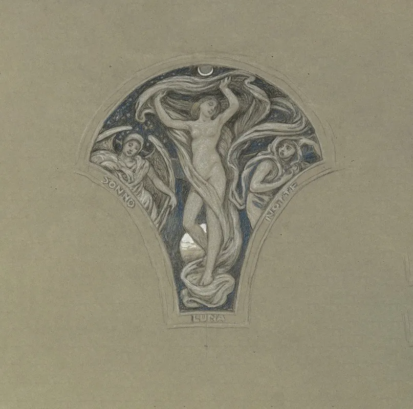 Study For Luna And Attendants
