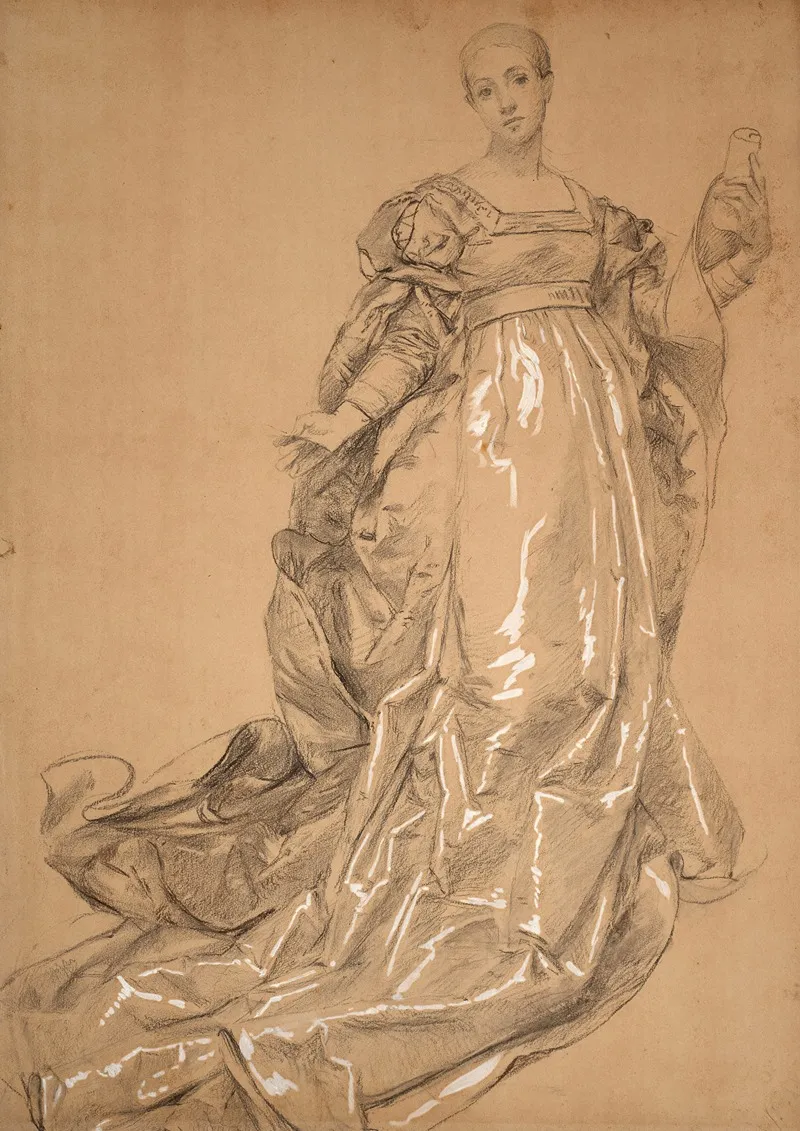 Study For Poetry Muse Of The Arts