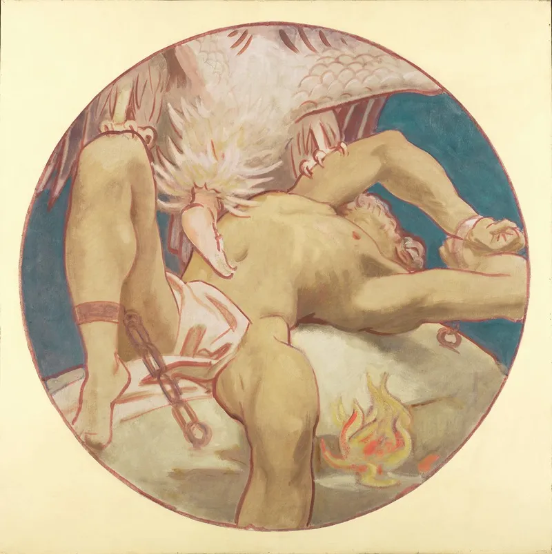 Study For Prometheus Museum Of Fine Arts Boston Wall Art by John Singer Sargent - High-Resolution Digital Print