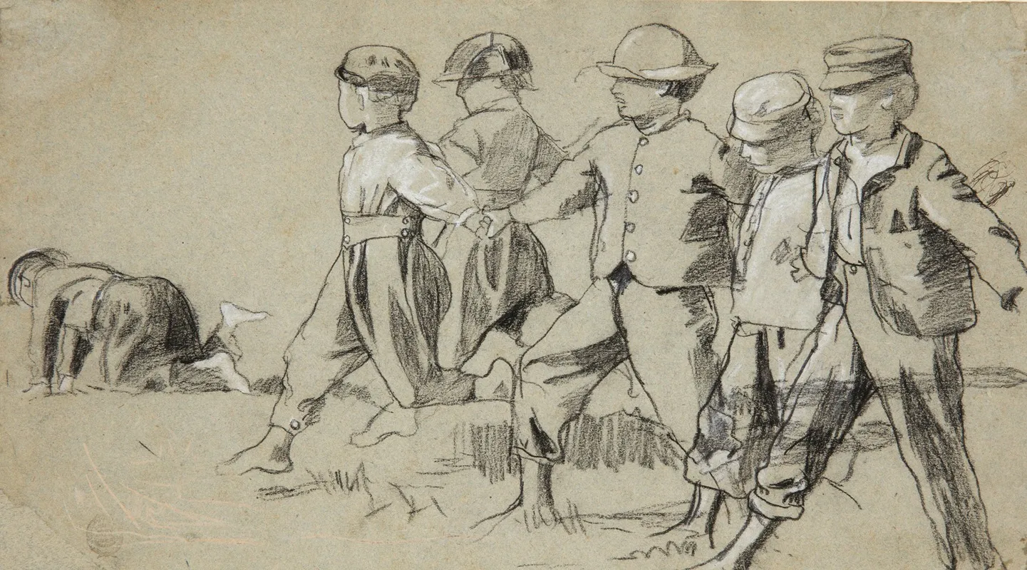 Study For Snap The Whip