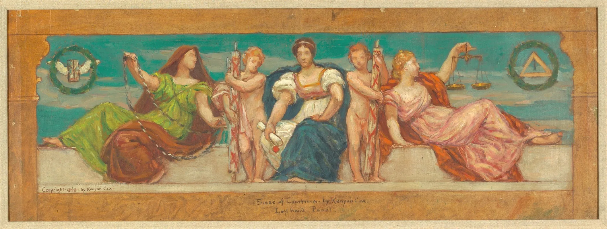 Study For The Common Law Wall Art by Kenyon Cox - High-Resolution Digital Print