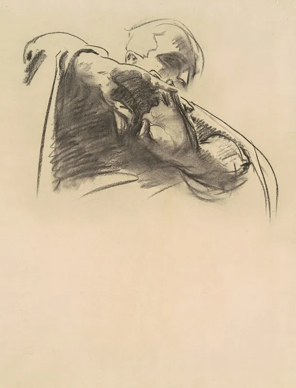 Study For The Crucifixion And Death Of Our Lord Wall Art by John Singer Sargent - High-Resolution Digital Print